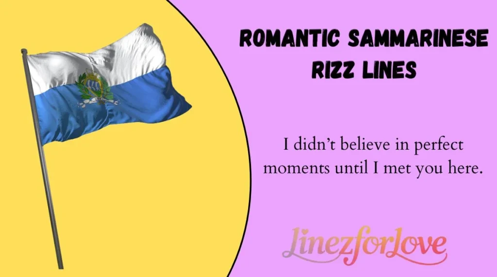 Romantic Sammarinese Rizz Lines